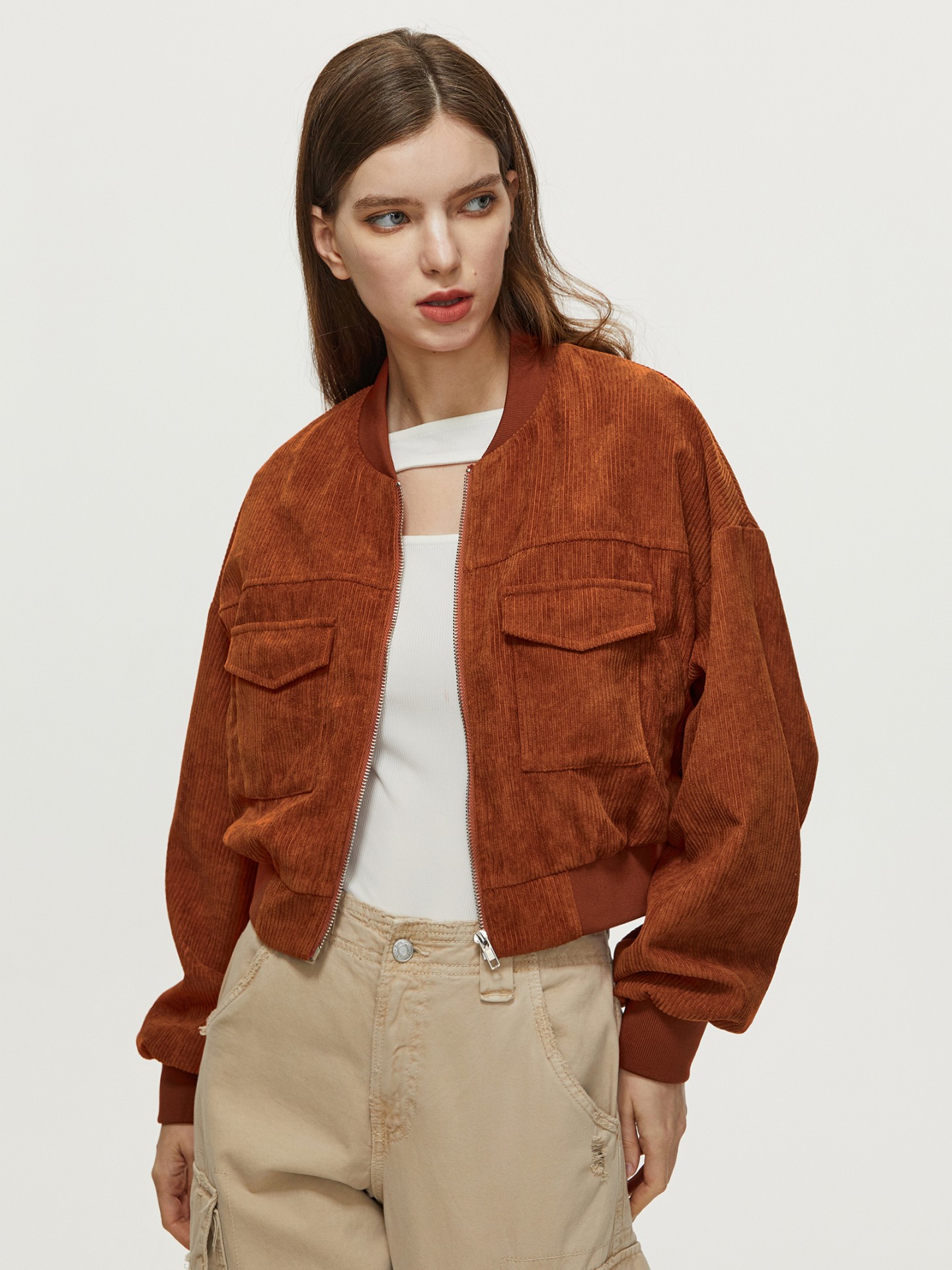 Bomber best sale de veludo